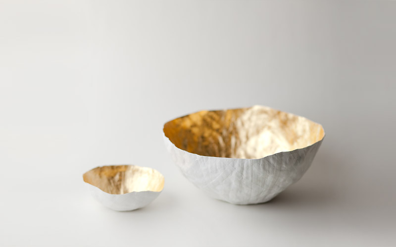 Photo of gold bowls