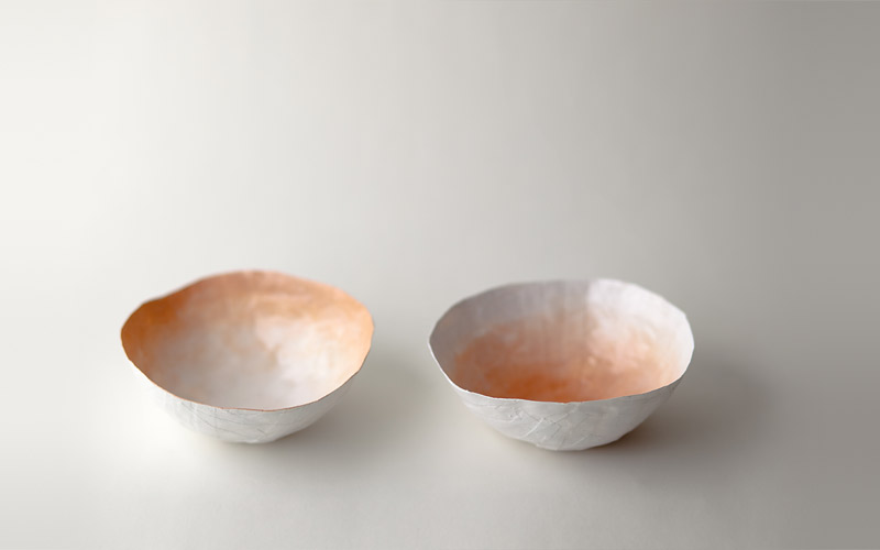 Photo of small peach bowls